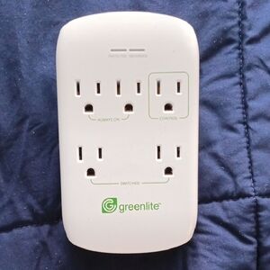 Greenlite White Power Strip